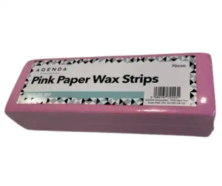 Agenda Paper Wax Strips x100 (Pink)